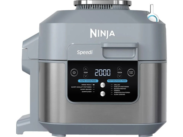 NINJA ON400DE Speedi Rapid Cooking System & Heißluftfritteuse 10-in-1, Grill, Backofen, Multikocher