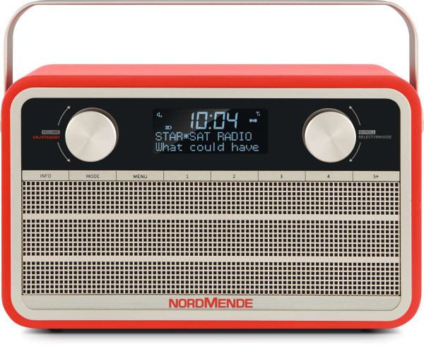 NORDMENDE Transita 120 portable DAB+/FM radio - red