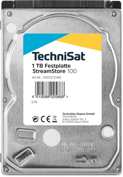 TechniSat StreamStore 100 2.5 Zoll 1000 GB Serial ATA II Festplatte