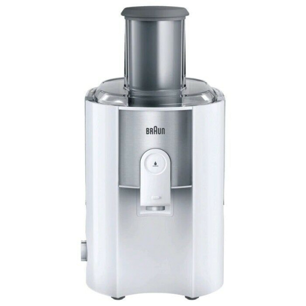 Braun IdentityCollection Spin Juicer J 500, Entsafter, weiss/silber