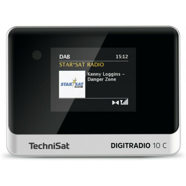 TechniSat - Digitalradio 10 C (DAB+/Internet/Kabel) schwarz/silber