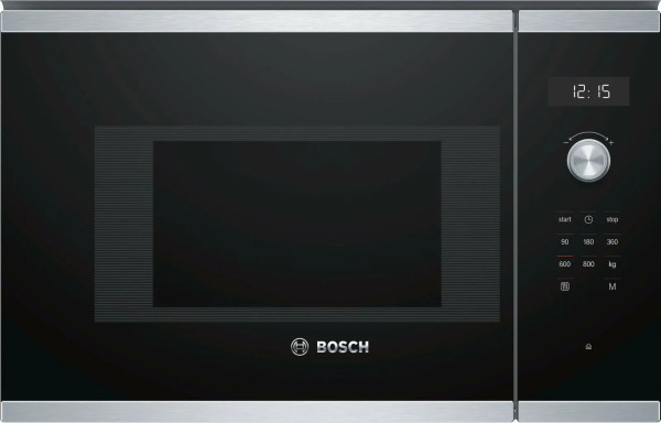 BOSCH BFL524MS0, Serie | 6, Einbau-Mikrowelle, 60 x 38 cm, Edelstahl