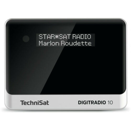 digitradio 10 - Digitalradio (DAB+/Internet/Kabel), Schwarz Silber