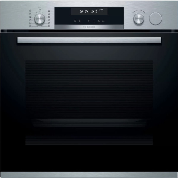 BOSCH HRG5785S6 built-in steam assisted oven with stainless steel finish
